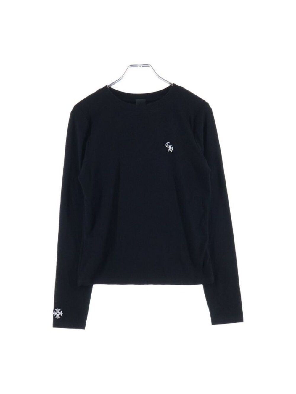 Chrome Hearts Not CH Embroidery Long Sleeve CH T-Shirt